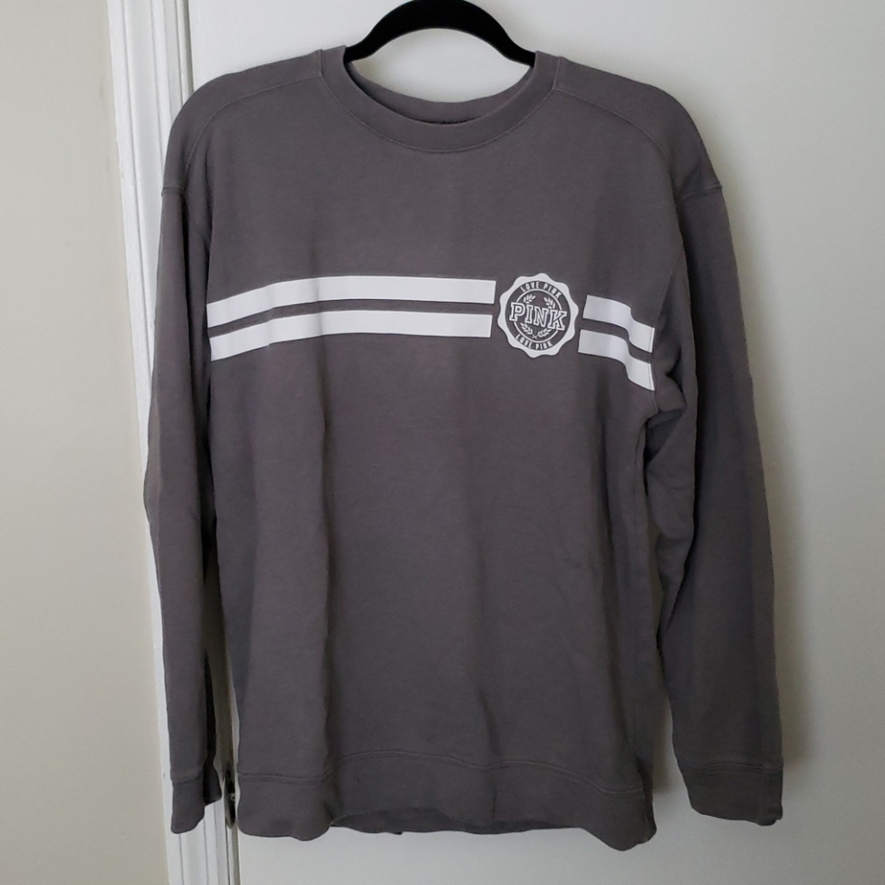 LOVE PINK Grey Sweater | PINK Victoria's Secret